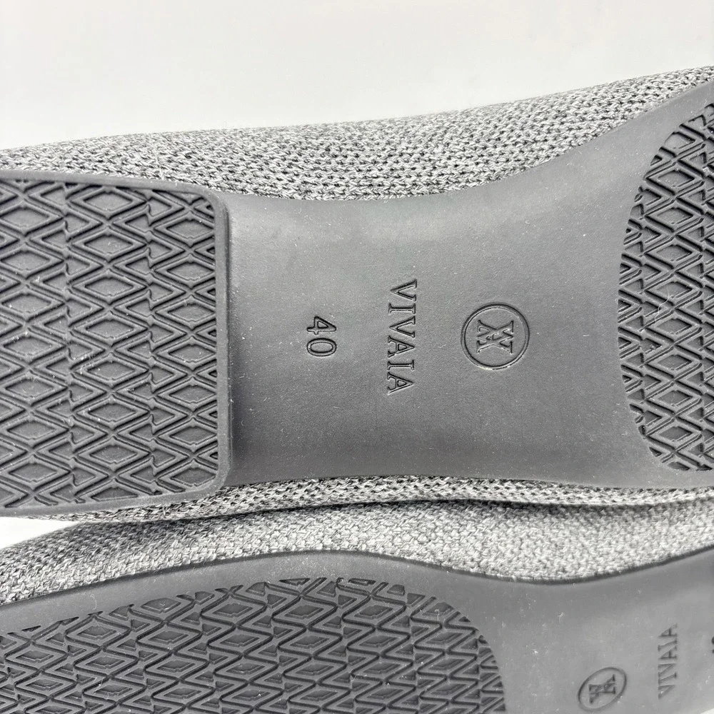 NWB Vivaia Sierra Slip On Washable Loafers in Gray Size 40 - Picture 13 of 16
